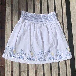Lilly Pulitzer Girls Sailboat Skirt